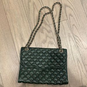 Rebecca Minkoff Studded Quilted Leather Shoulder Bag